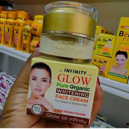 Infinity glow pure organic whitening face cream 